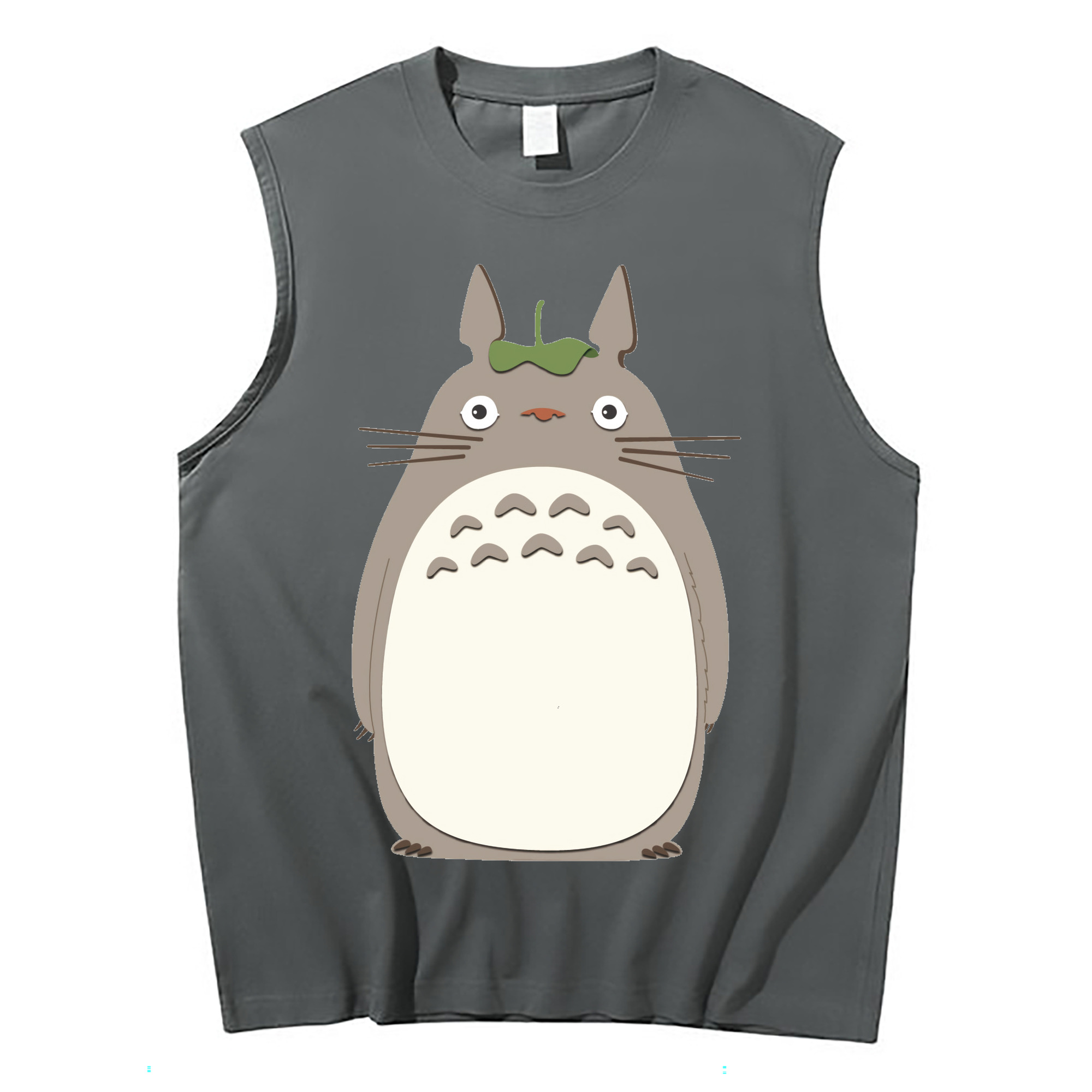 （画像用） となりのトトロ 草壁メイ 草壁サツキ My Neighbor Totoro Satsuki Kusakabe Mei Kusakabe コットン100％タンクトップ（フロントプリント）